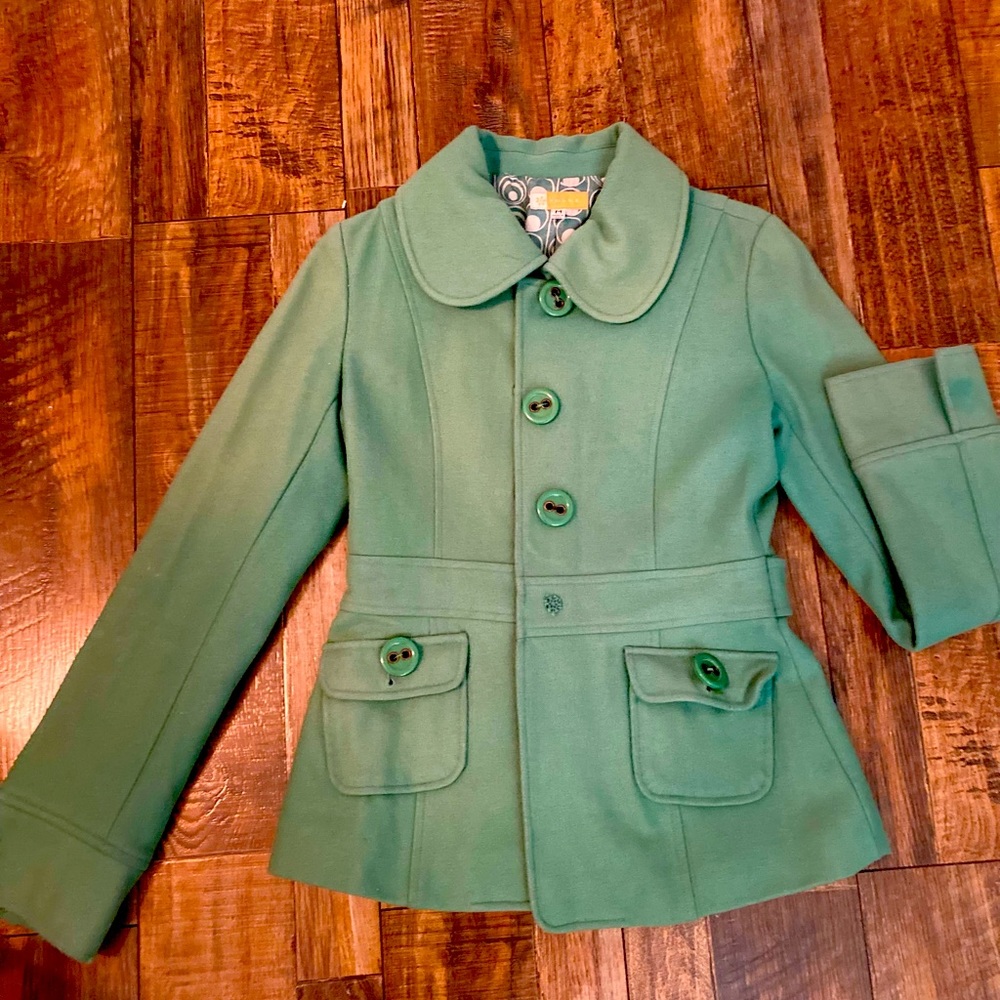 Green coat
